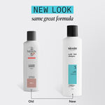 Nioxin System 3 Scalp + Hair Thickening Shampoo for Coloured, Dry and Damaged Hair with Light Thinning 300ml