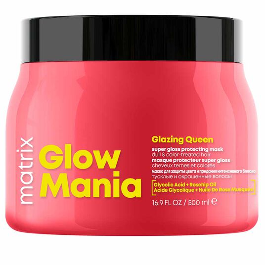 Matrix Glow Mania Super Gloss Protecting Mask for Dull & Color Treated Hair 500ml