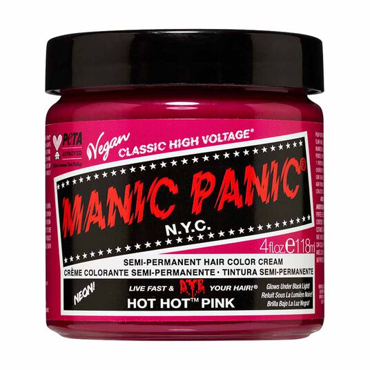Manic Panic High Voltage Semi Permanent Hair Colour Cream - Hot Hot Pink 118ml