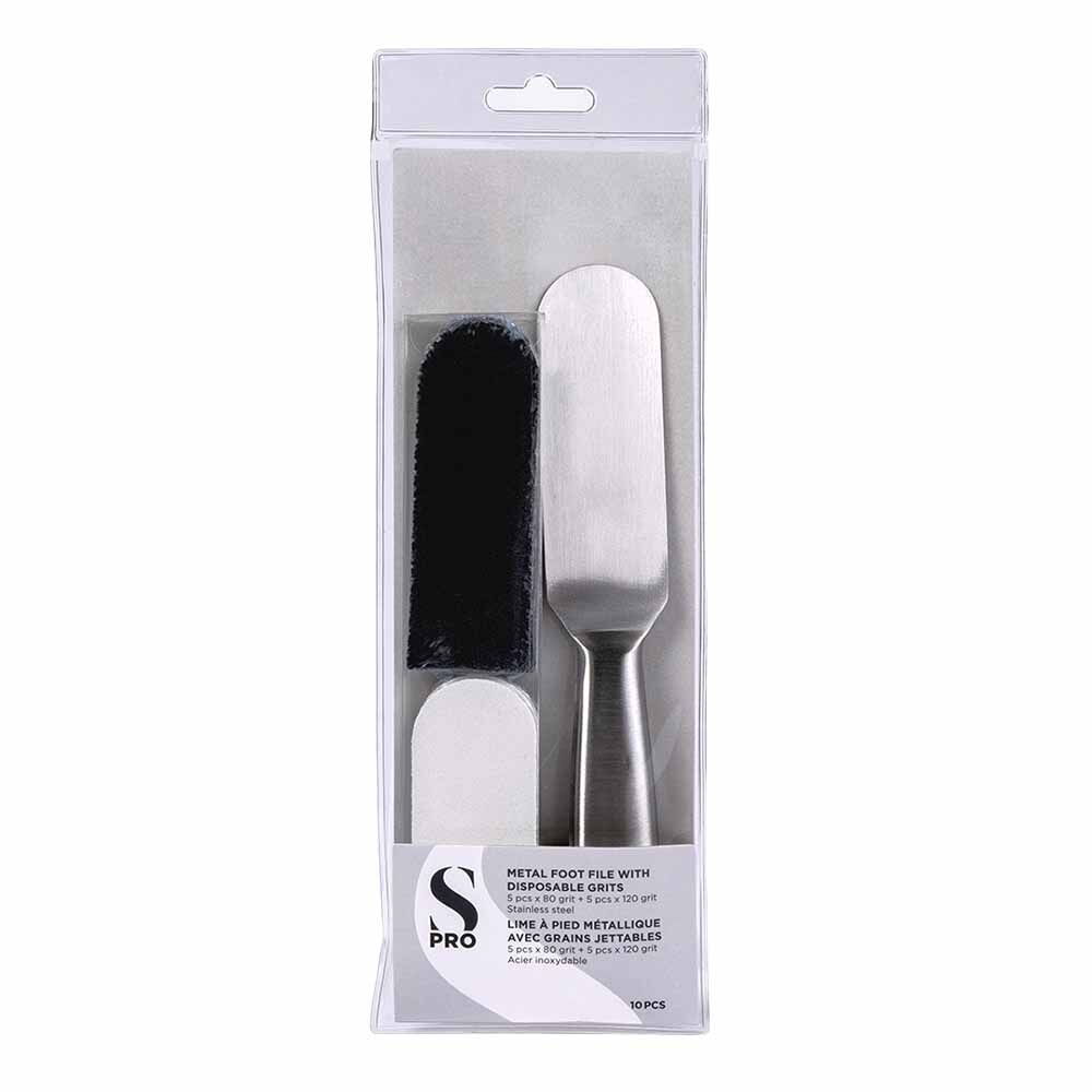 S-PRO Metal Foot file With Disposable grits