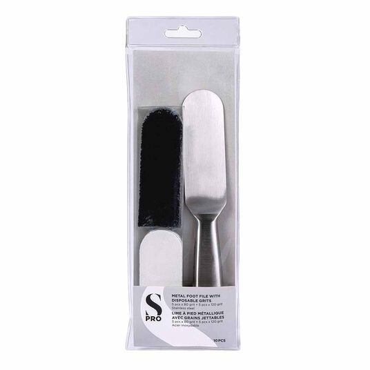S-PRO Metal Foot file With Disposable grits