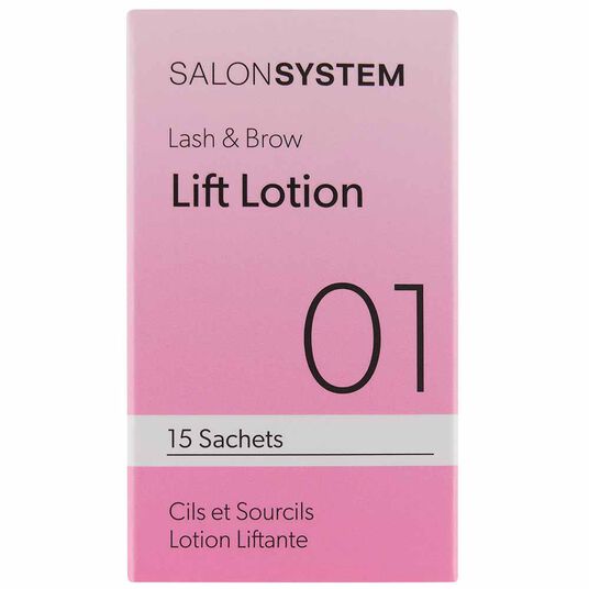 Salon System Lash & Brow Lift Lotion Step 1 Sachets, Pack of 15