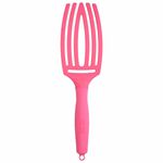 Olivia Garden Care Ionic Fingerbrush Hair Brush - Hot Pink