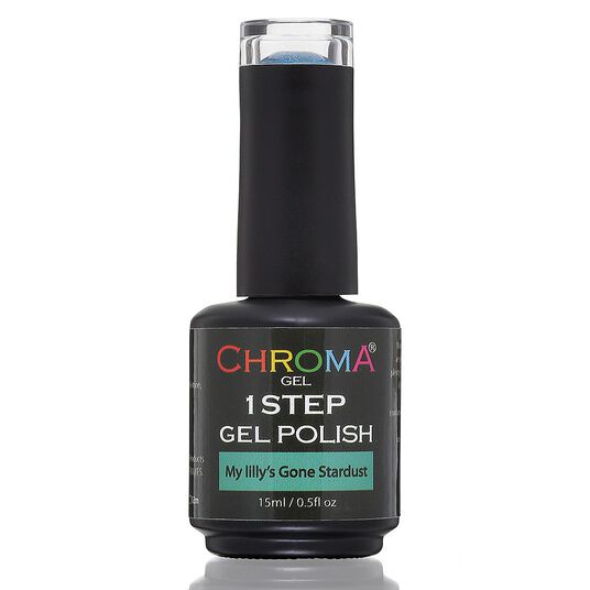 Chroma Gel One Step Gel Polish - My Lilly's Gone Stardust 15ml