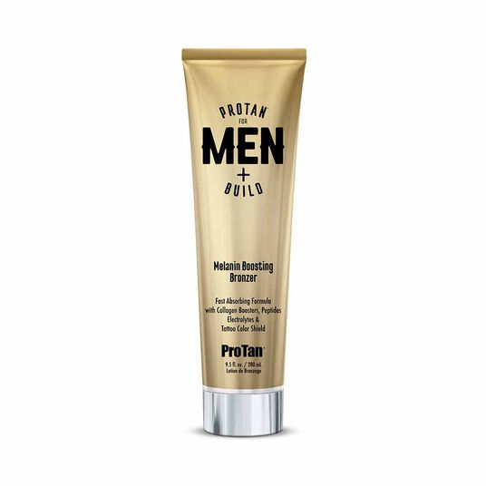 Pro Tan for Men + Build Melanin Boosting Bronzer 265ml