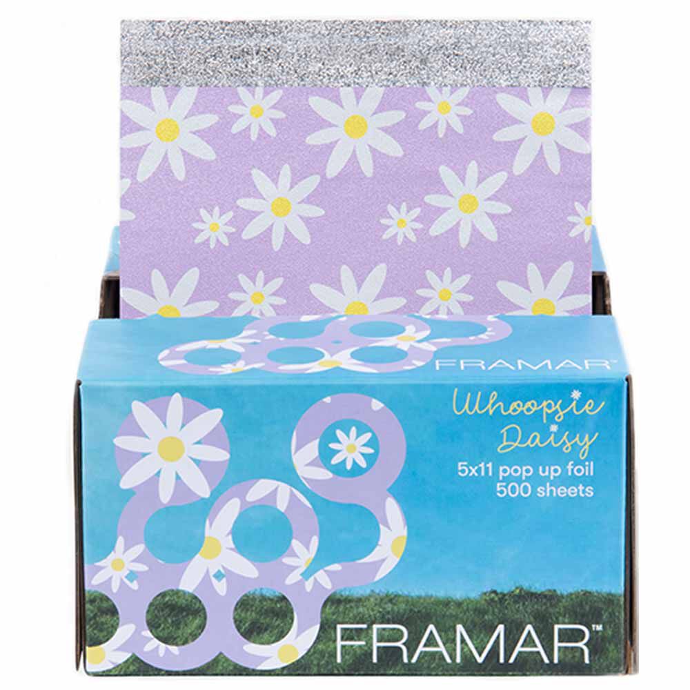 Framar Whoopsie Daisy Pop-Up Hair Foil Sheets, 5x11 inch, Pack of 500
