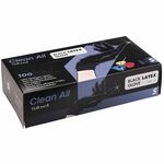 Sibel Black Powder Free Latex Disposable Gloves, Small, Pack of 100