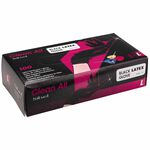Sibel Black Powder Free Latex Disposable Gloves, Large, Pack of 100
