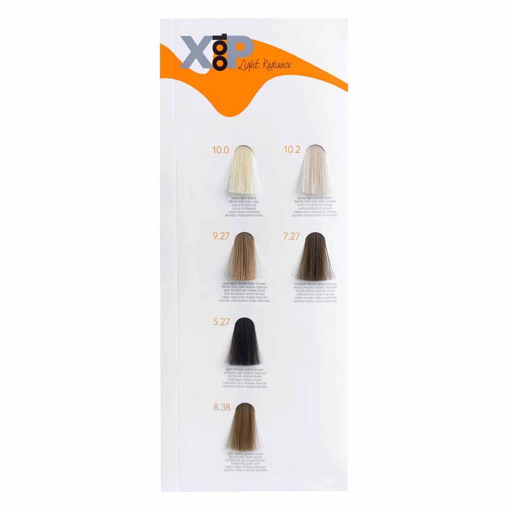 XP100 Light Radiance Shade Chart Insert