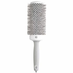 Olivia Garden Expert Blowout Round Hair Brush Speed White & Grey 55mm