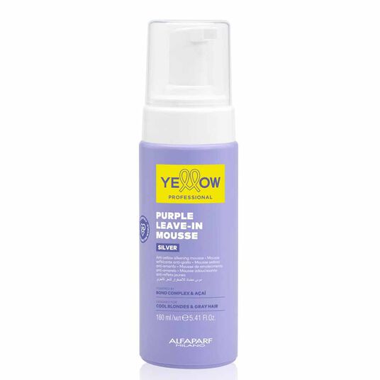 Yellow Professional Silver Purple Leave-In Mousse 160ml