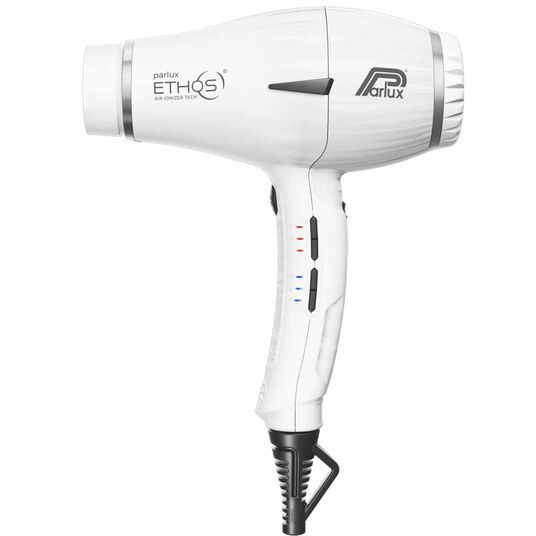 The Parlux Ethos Air Ionizer Tech Hair Dryer - White