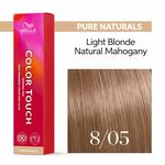 Wella Professionals Color Touch Demi-Permanent Hair Colour - 8/05 Light Blonde Natural Mahogany 60ml