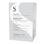 S-PRO 2-Ply Couch Roll 40m, 20 inch 100 Perforated Sheets, Pack of 9