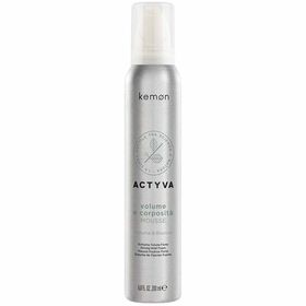 Kemon Actyva Volume E Corposit&agrave; Strong Hold Hair Mousse 200ml