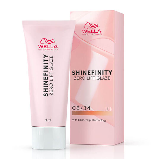 Wella Professionals Shinefinity Zero Lift Glaze - 08/34 Warm Spicy Ginger 60ml