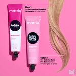 Matrix SoColor Sync Pre-Bonded Alkaline Toner, Mocha Palette - 7MC 90ml