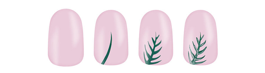 How To Create Palm Tree Nail Art With OPI Hollywood How To Create Palm Tree Nail Art With OPI Hollywood