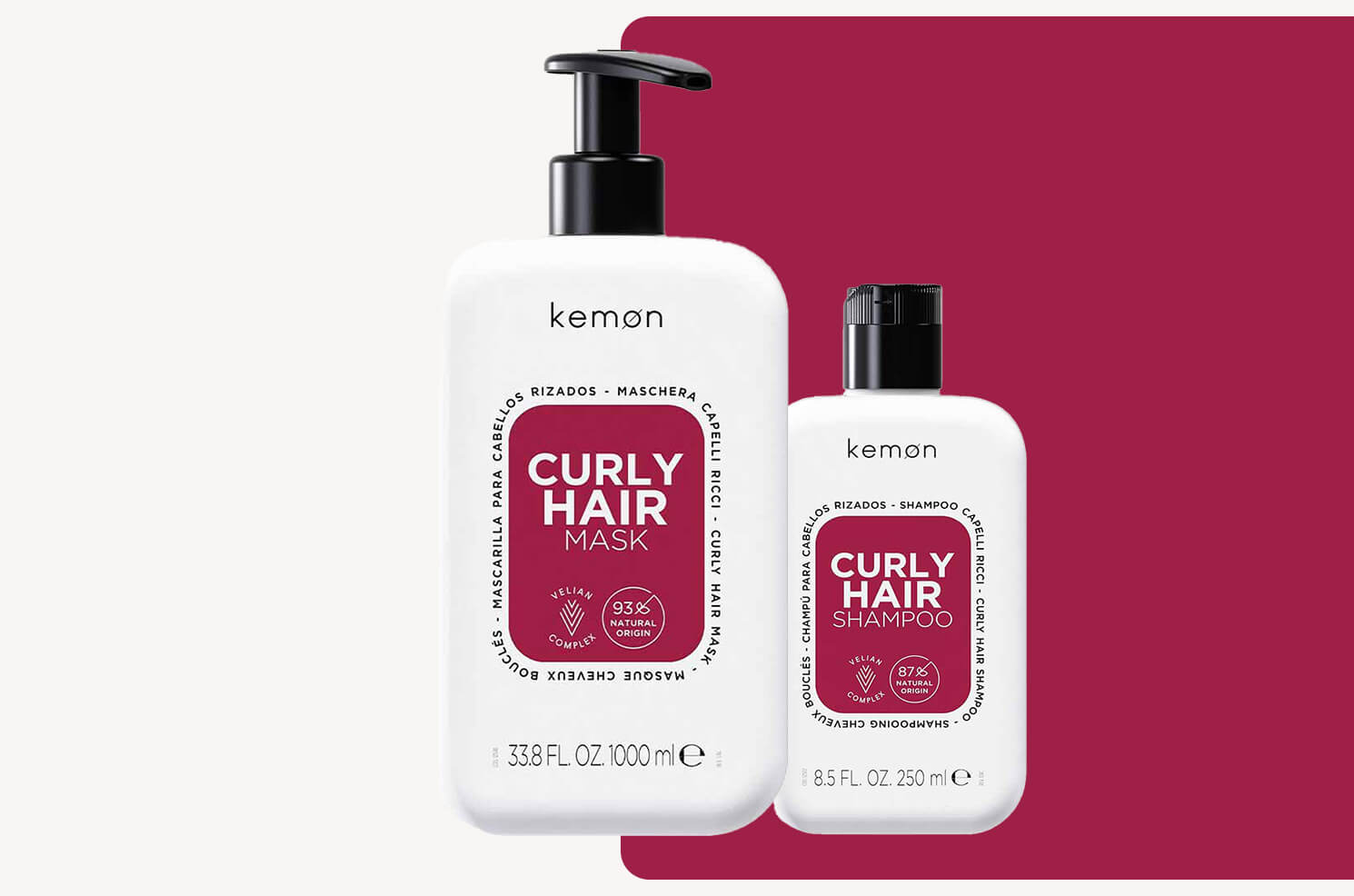 Kemon Curl Hair Range