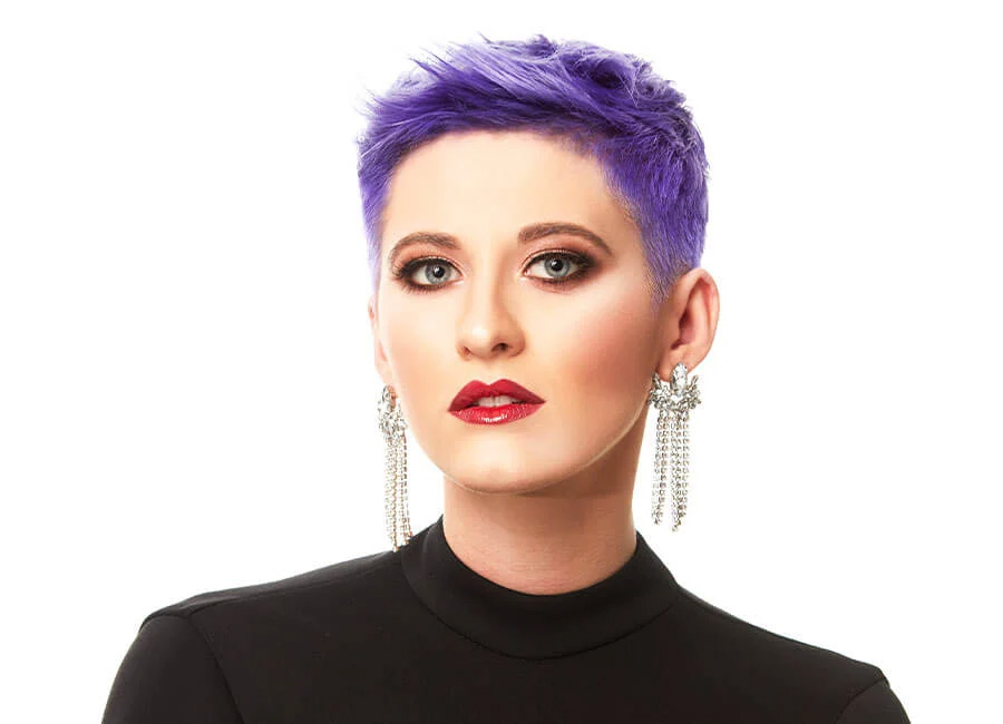 Wunderbar Freestyle Hair Color purple model