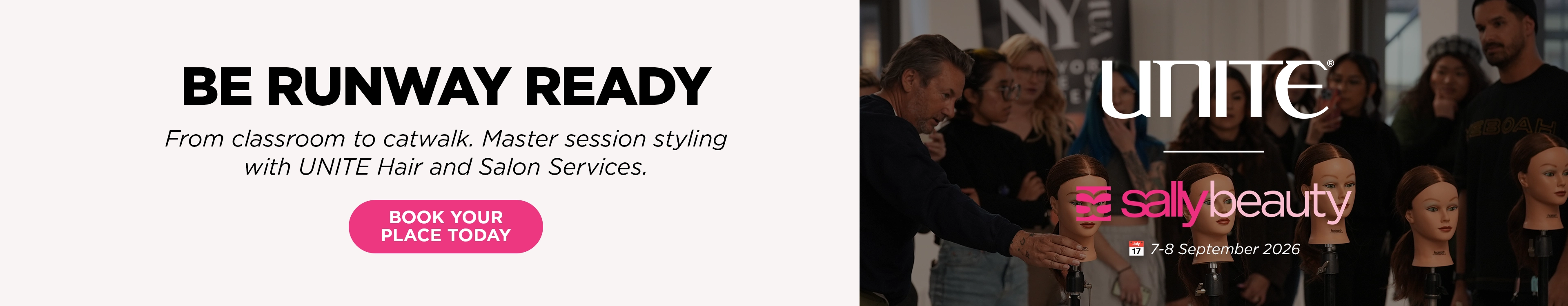 UNITE Runway Ready hair styling course