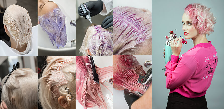 pink tonal image